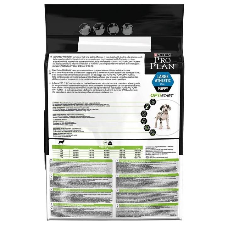 Pro Plan Dog Large Puppy Athletic With Optistart Chicken Dry Food 3Kg