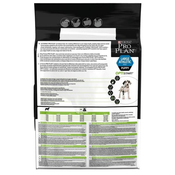 Pro Plan Dog Large Puppy Athletic With Optistart Chicken Dry Food 3Kg