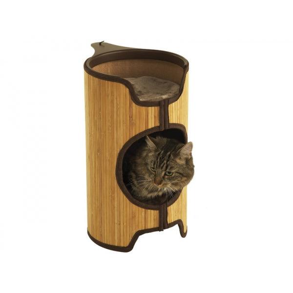 Rosewood Bamboo Cat Tower