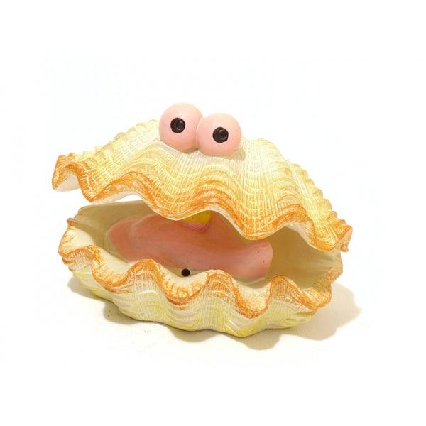 Rosewood Bubbling Action Clam Ornament