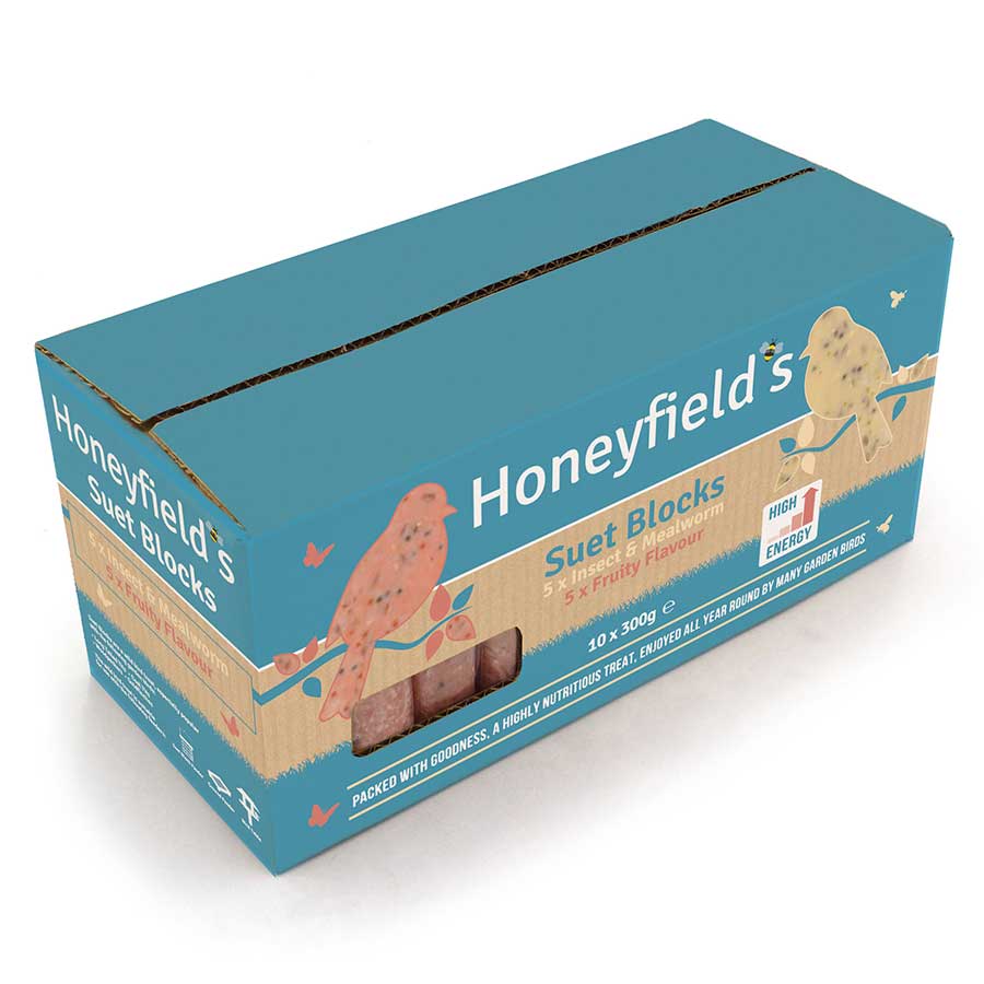 Honeyfields Suet Blocks Variety Pack 10Pk