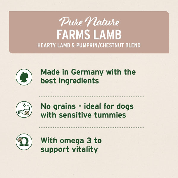 Aniforte PureNature Farms Lamb - Wet Food for Dogs