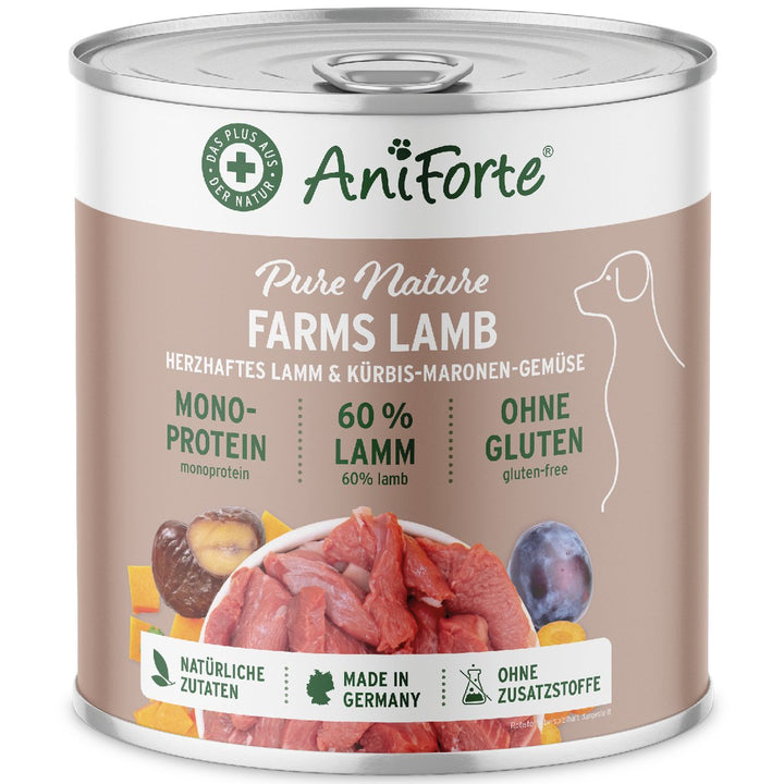 Aniforte PureNature Farms Lamb - Wet Food for Dogs