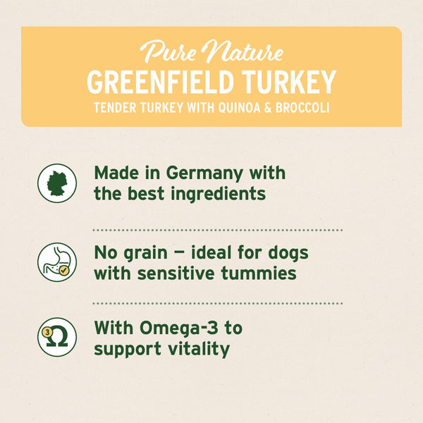Aniforte PureNature GreenField Turkey - Wet Food for Dogs