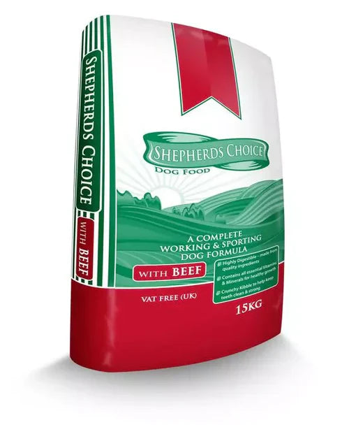 Shepherds Choice Working Dog Beef 15KG