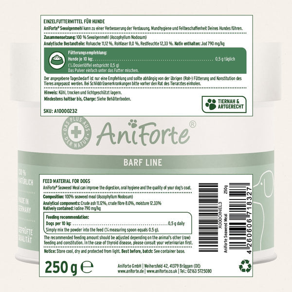 Aniforte Seaweed Powder for Dogs - 250g