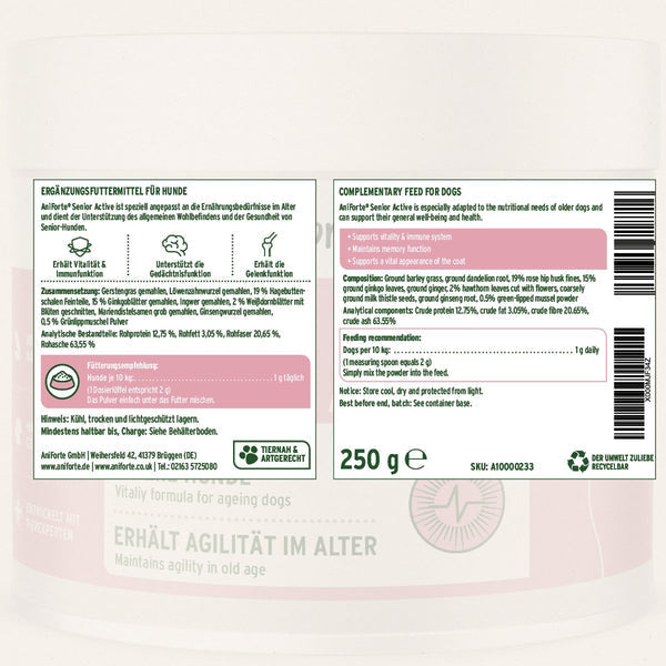 Aniforte Senior Active Supplement 250g