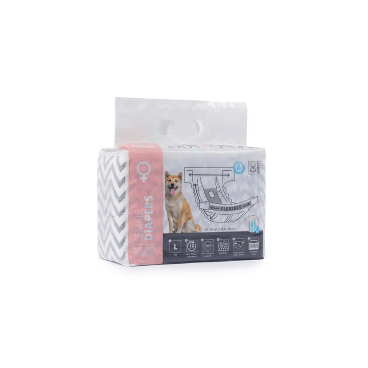 M-PETS Diapers For Female Dogs 10PK