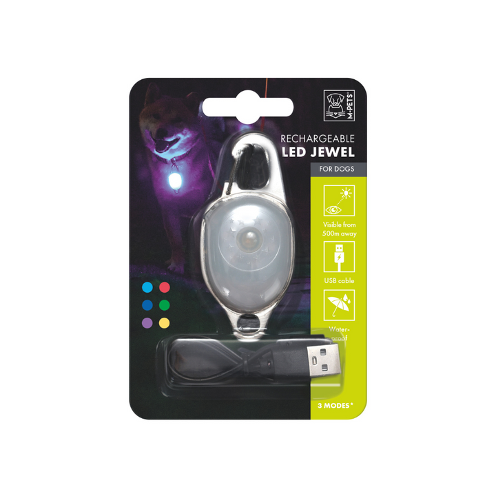 M-PETS Rechargeable Led Jewel For Dog