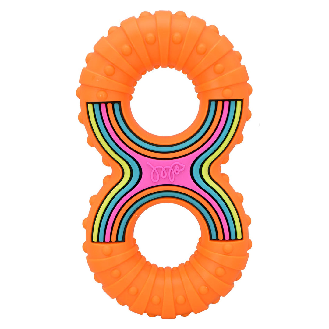 Happy Pet Groovers TPR Figure of 8 Assorted Dog Toy